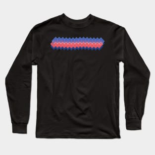 Abstract zig-zag Long Sleeve T-Shirt